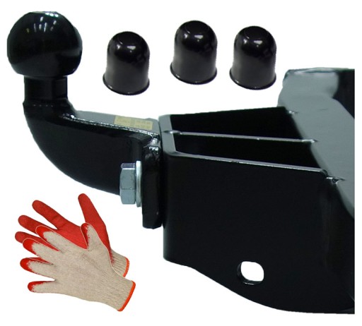 АВТОМОБИЛЬНЫЙ КРЮК + КРЫШКИ VOLKSWAGEN VW T4 96-2003 TRANSPORTER CARAVELLE