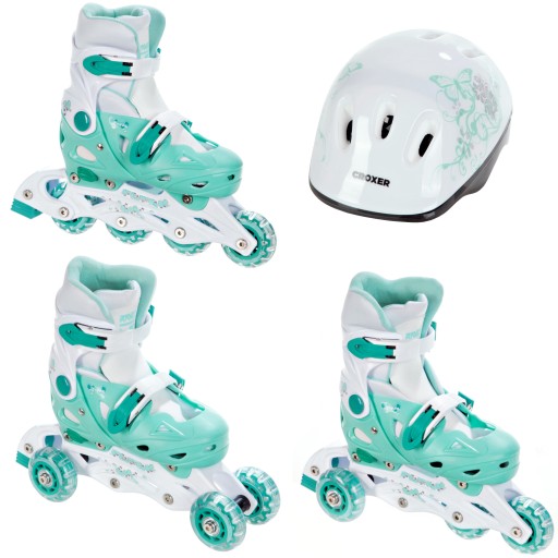 Роликові ковзани Raven Balloon Mint White, Turquoise, розміри 33-36