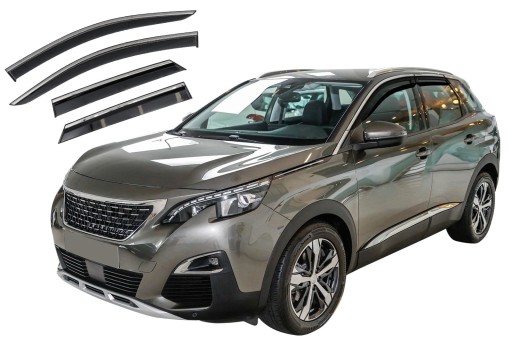 PEUGEOT 3008 II P84 2017-обтекатели боковых стекол