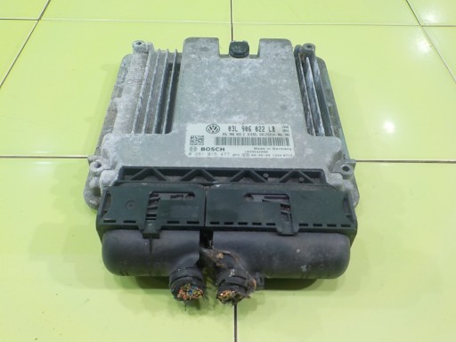 0281015477 03L906022 - Vw golf vi 2.0 tdi aut 09r hb 5d контроллер двигателя компьютер 03l906022lb
