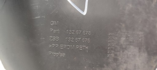 mudguard front front left Opel Meriva B