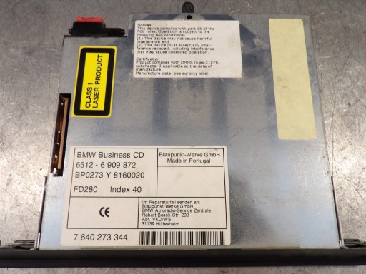 Naped CD BMW E39 6512-6909872 7640273344