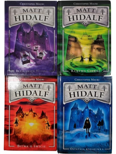 Zdjęcie egzemplarza: TWARDE / Matt Hidalf 1-4 / Christopher Mauri zestaw książek
