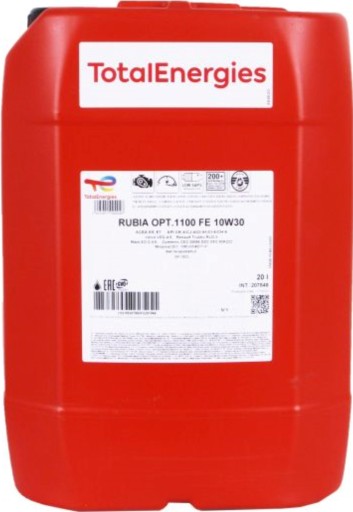 Моторна олива RUBIA (20л) SAE 10W30 API CH-4 CI-4 CI-4+ CJ-4, CK-4 ACEA