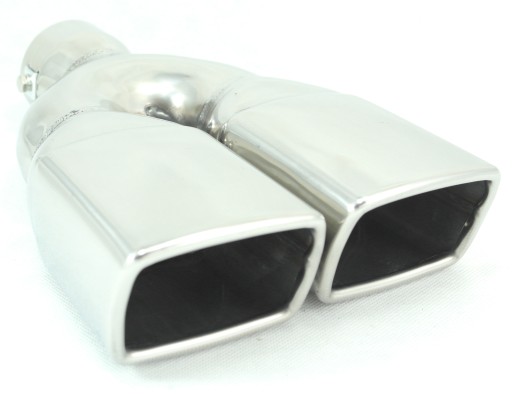 Наконечник глушника подвійний-2x овал 89x64-70981