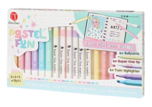 Маркери DecoTime 18 шт.