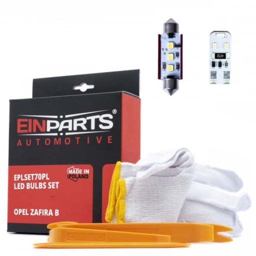 EPLSET70PL - КОМПЛЕКТ З 8 СВІТЛОДІОДНИХ ЛАМП ДЛЯ САЛОНУ OPEL ZAFIRA B