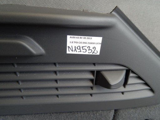 AUDI A3 8V boot upholstery right 8V3863880
