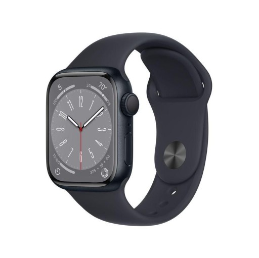 Apple Watch 8 45mm GPS Aluminium Midnight Sever Tmavomodrá Čierna AKO NOVÁ