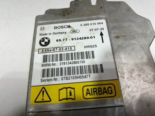 BMW 3 E90 E91 modulo airbag airbag powietrznych 9134280