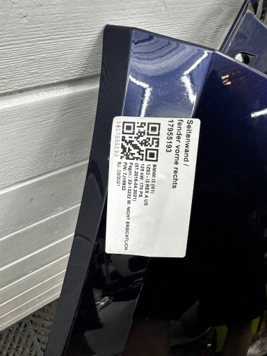 fender front side right BMW i3