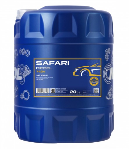 Mannol Safari 20W50 20L 7404