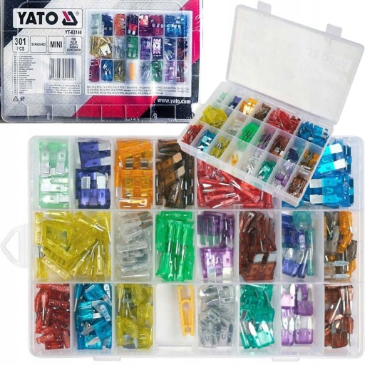 YT-83148 - АВТОМОБІЛЬНІ ЗАПОБІЖНИКИ MINI STANDARD KIT