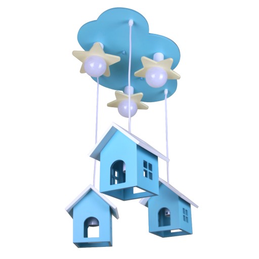 BRILLO E27 стельовий світильник синього кольору