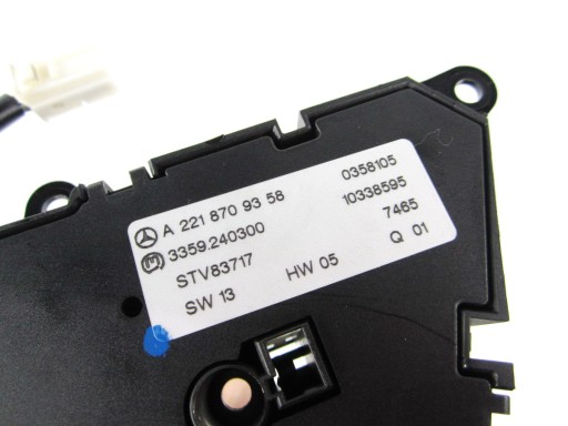 Panel control unit seat right Mercedes W221