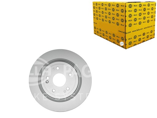 8DD 355 - ТОРМОЗНЫЕ ДИСКИ 2 ШТ. ОКРАШЕННАЯ СПИНА ХО ХЕЛЛА