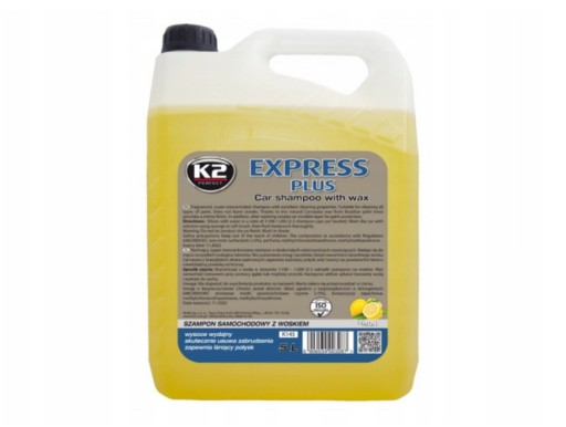 ✨ MEGA OKAZJA! K2 Express Plus Szampon z Woskiem 5L - Lśniące auto za grosze!