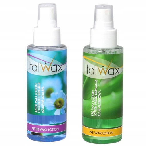 2x lotion ITALWAX pred a po depilácii 100ml+100ml