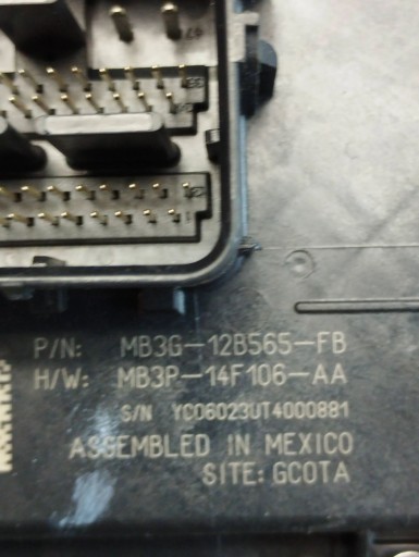 VW Amarok II control unit gearboxes MB3G-12B565-FB