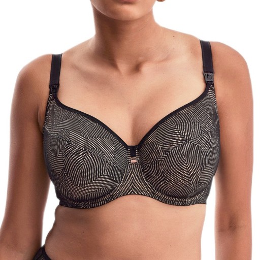 М'який бюстгальтер для годування Alles Dots 02 M, чорний, розмір 80I