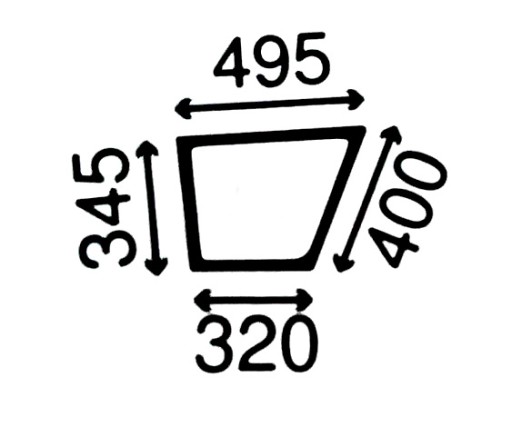 VALTRA VALMET ДВЕРНОЕ СТЕКЛО НИЖНЕЕ ЛЕВОЕ 31506300