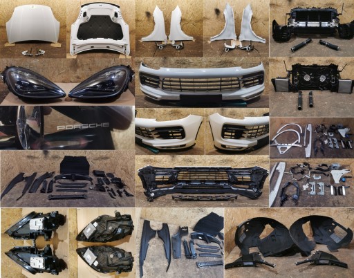 L041 WP1ZZZ9YZLDA77131 - ИДЕАЛЬНАЯ ПЕРЕДНЯЯ КОМПЛЕКТАЦИЯ PORSCHE CAYENNE 9Y MATRIX 2.9 TURBO LC9A 1