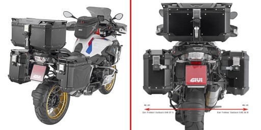 Чохли + рама GIVI Trekker EVO Нові МОДЕЛІ BMW R1250/ADV R1200
