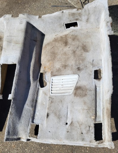 floor mats rear part rear carpet MERCEDES S W220 OE EU grey