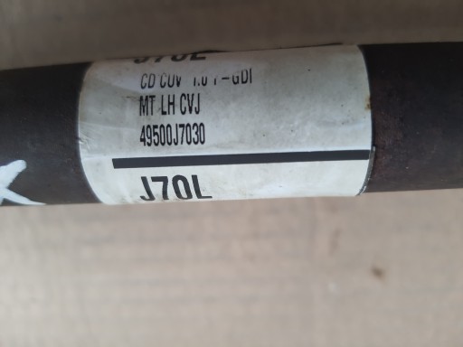 KIA XCEED 17-21 semi-axis left 1.0T-GDI