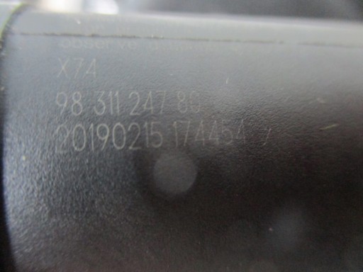 damper bonnet CITROEN DS7 9831124780 left