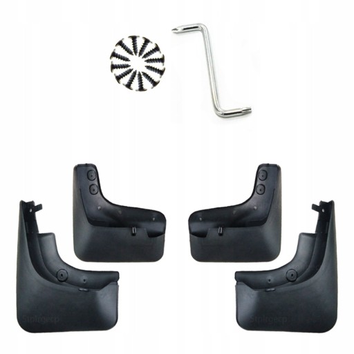 ЗАСЛОНКИ для VW TIGUAN MK1 2007-2015 ПЕРЕДНИЕ ЗАДНИЕ