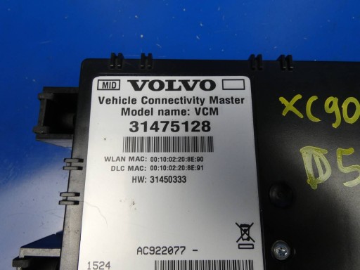 VOLVO XC90 II modul Bedienteil VCM