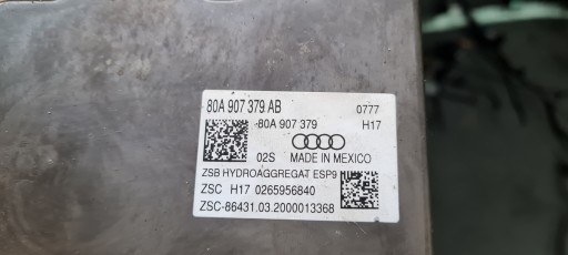 Q5 80A SQ5 brake booster ABS control unit 80A614517AB 80A907379AB