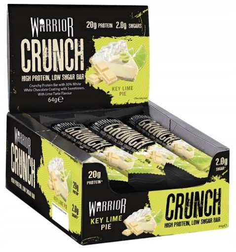 Warrior Crunch Bar Key Lime Pie 12 tyčiniek