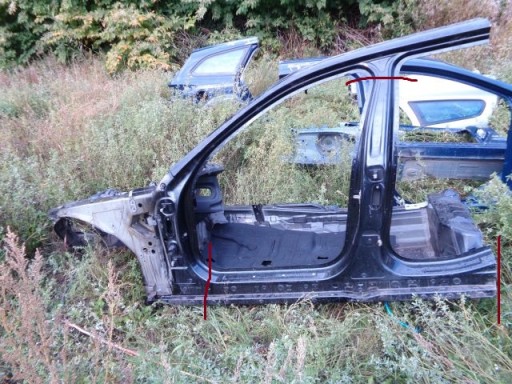 BMW 5 F10 F11 10 поріг центральна стійка ліва сторона