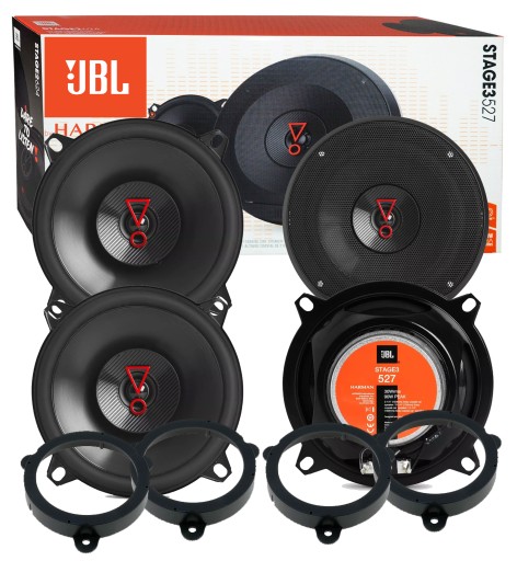 JBL STAGE 3 527 4 ДИНАМИКА ДЛЯ RENAULT MEGANE ПЕРЕДНЯЯ + ЗАДНЯЯ