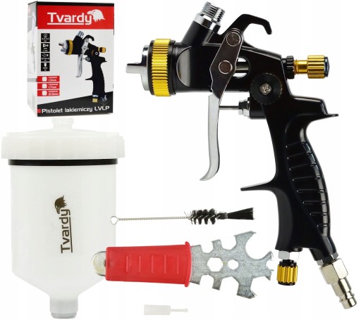 LVLP СПРЕЙ-ПІСТОЛЕТ 600 МЛ 1,3 ММ TVARDY