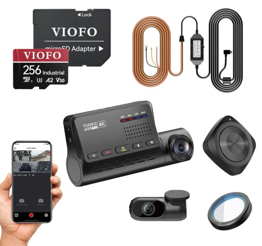 VIOFO A139 PRO 2CH-G 4K GPS CPL + 256 ГБ ACC PILOT