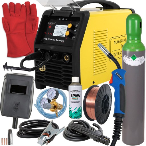 Зварювальний апарат Magnum MIG 208 ALU SYNERGIA 200 алюміній