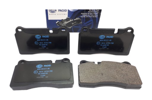 8DB 355 - ПЕРЕДНІ ГАЛЬМІВНІ КОЛОДКИ HELLA VW TOUAREG