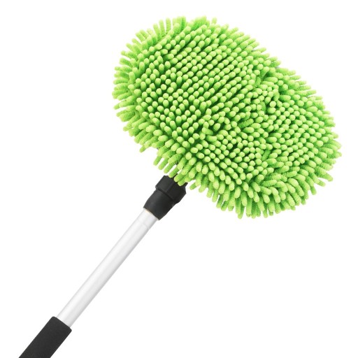 Телескопічна щітка для миття мікрофібри 100-165 см