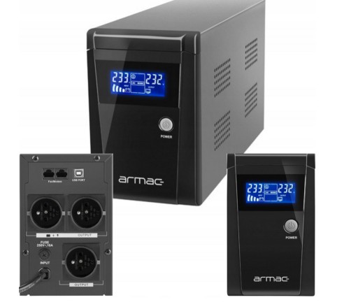 Источник бесперебойного питания armac 1500ва 900вт 3х230в пл