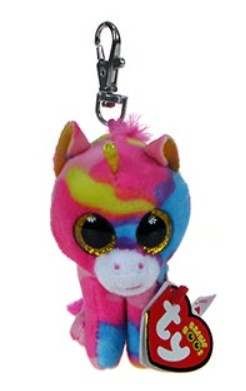Beanie Boos Fantasia - кольоровий брелок-єдиноріг
