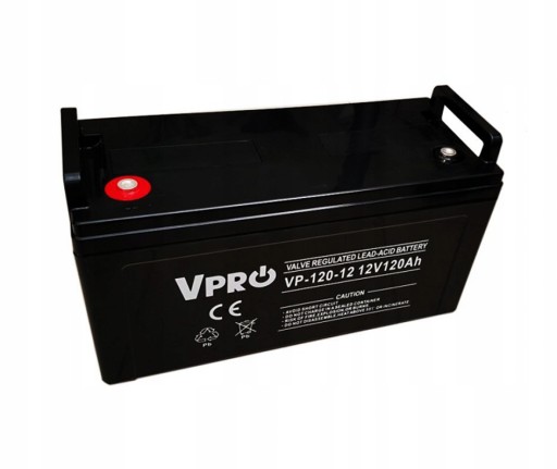 Аккумулятор volska agm vpro 12v 120ah vrla необслуживаемый