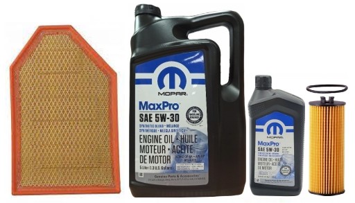MOPAR 5W30 6L + ФІЛЬТРИ CHRYSLER 300C 3.6 2011-2012