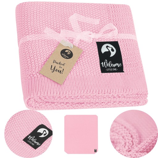 Ковдра Welcome Little One 80 х 100 см рожевих відтінків