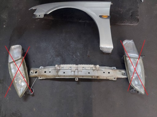complete front bonnet bumper fender OPEL VECTRA B Z138