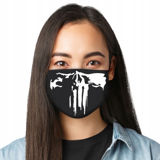 Бавовняна маска чорна 1 шт.