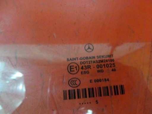 MERCEDES W211 E-KLASA window door left front front 2005 ROK