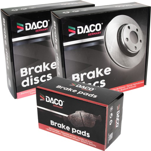 604240 - Диски і колодки DACO VW TRANSPORTER T5 03-спереду